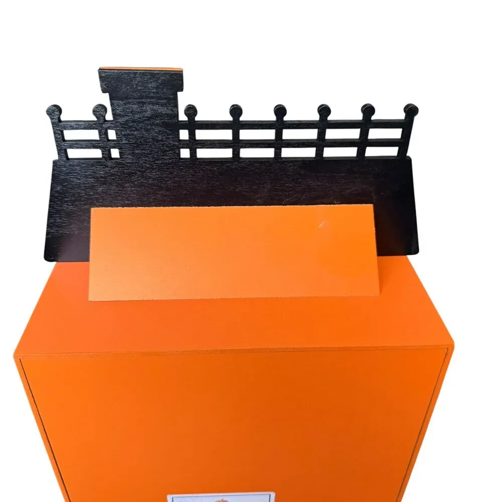 Target Bullseye Playground Halloween Haunted House Display Shelf Orange 2026 NEW
